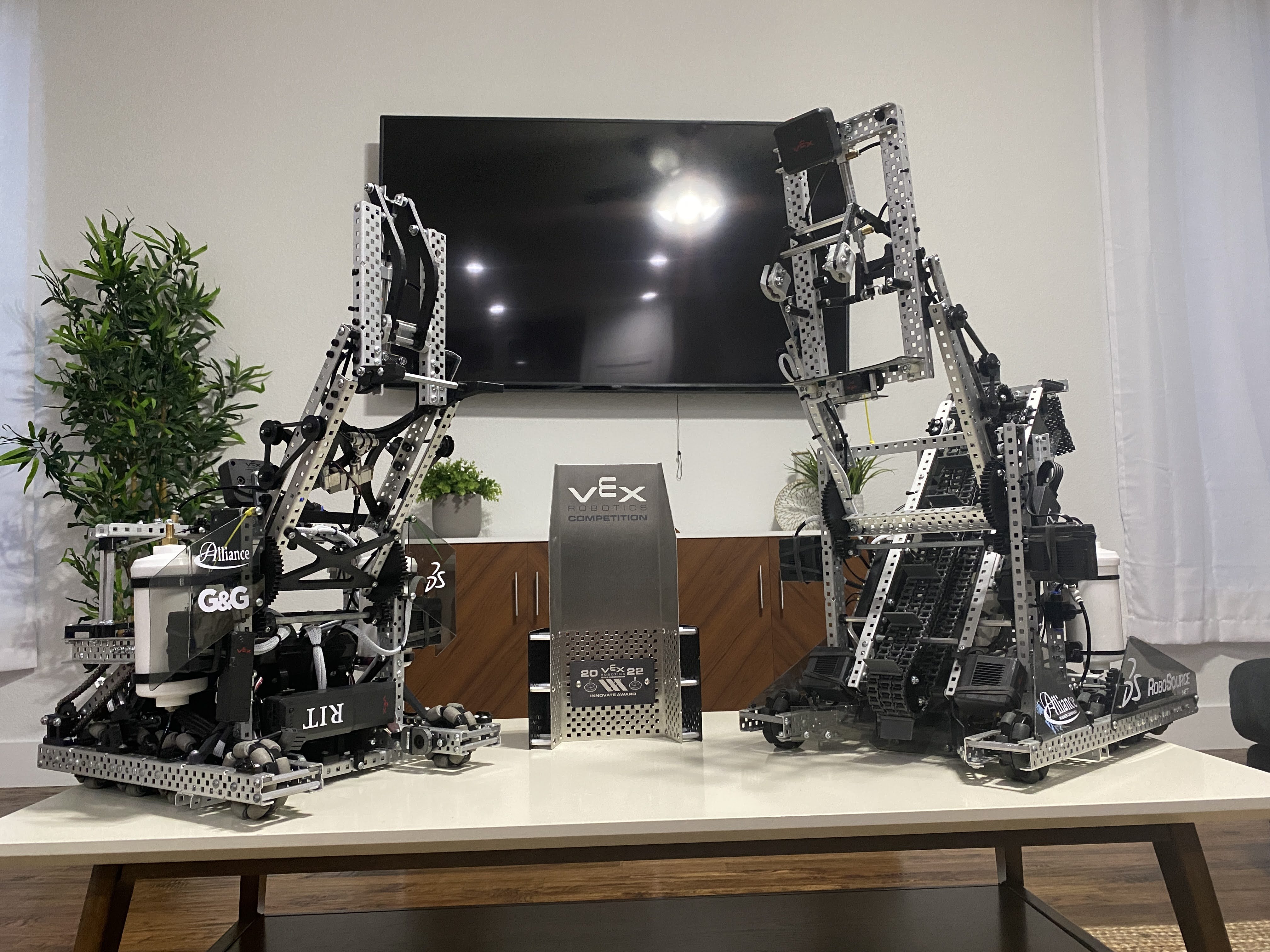 2021-2022 Tipping Point robot service view